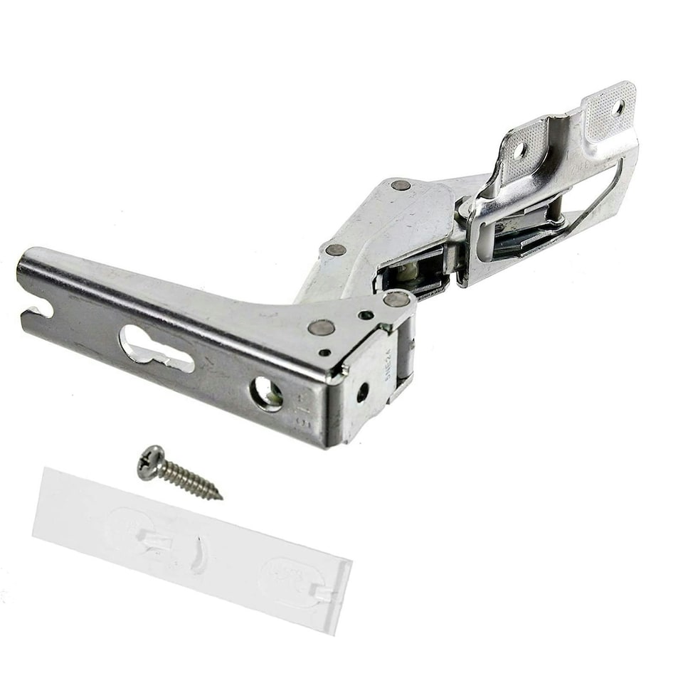 image 1 of SPARES2GO Integrated Fridge Door Hinges for AEG Electrolux Freezer 3362 3363 5.0 41,5 Silver