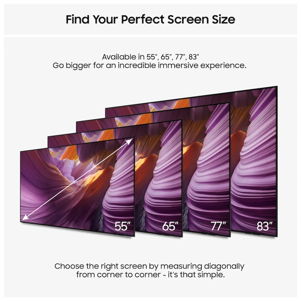 image 1 of Samsung 55" Inch 4K OLED Vision AI Smart TV S85F - QE55S85F(2025)