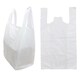 image 2 of 100 x 10x15x18" Shopping & Grocery Strong White Plastic Vest Style Shopping Carrier Bags White