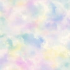 Rasch Cloudy Sky Wallpaper - Multicoloured - 10m x 53cm Multi
