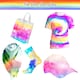 image 6 of Desire Deluxe Tie Dye Kit – Toy Set of Paint Colours Ink for Dyeing Fabric, Clothes – Creative Art Craft Boys Girls Kits Games Activity for Adults & Kids (9pc)