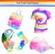 image 6 of Desire Deluxe Tie Dye Kit – Toy Set of Paint Colours Ink for Dyeing Fabric, Clothes – Creative Art Craft Boys Girls Kits Games Activity for Adults & Kids (9pc)