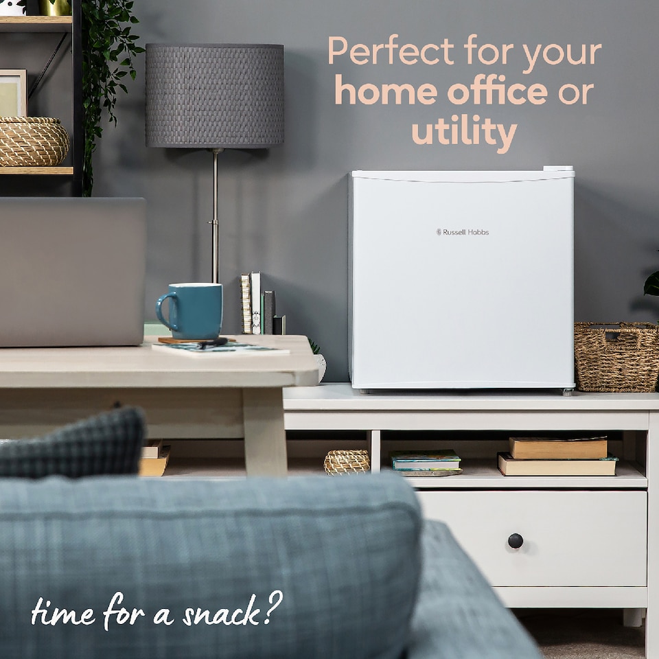 image 1 of Russell Hobbs RHTTF0E1W White 43L Table Top Fridge