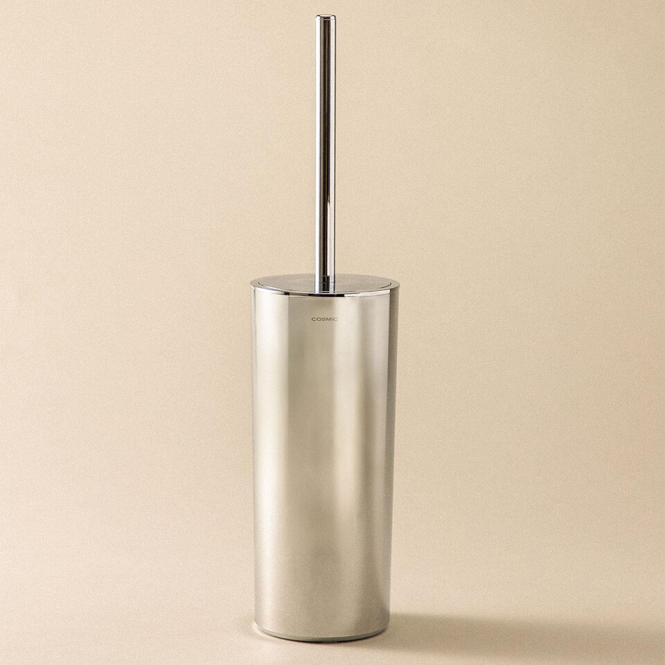 image 1 of COSMIC Toilet brush, Chrome, Wall/Freestanding, Self-Adhesive, Start Collection