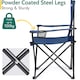 image 3 of Folding Camping Chair - Blue