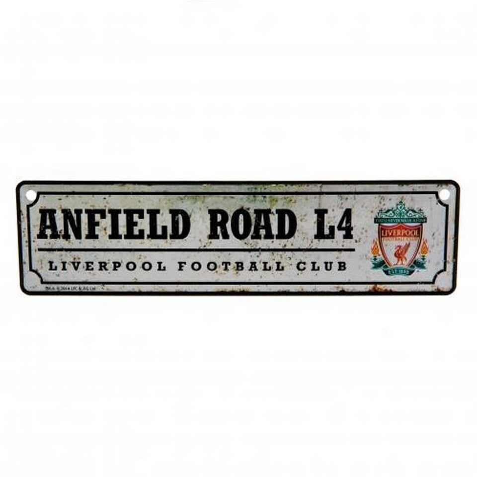 image 1 of Liverpool FC Retro Window Sign | Multi | Multicoloured | 1