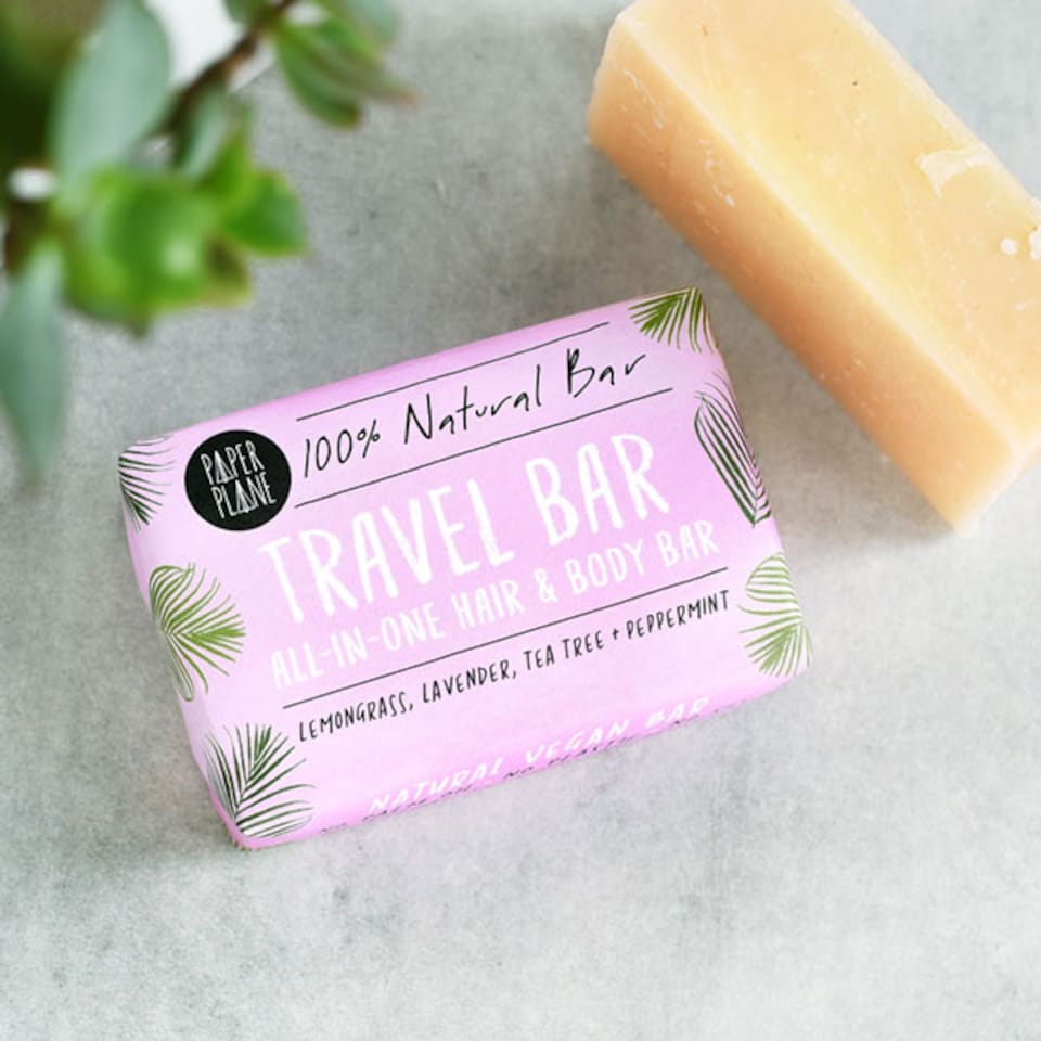 image 1 of Paper Plane Travel Bar Soap 95g