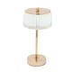 image 4 of Hestia Crystal USB LED Touch Table Lamp with Gold Base & Trim