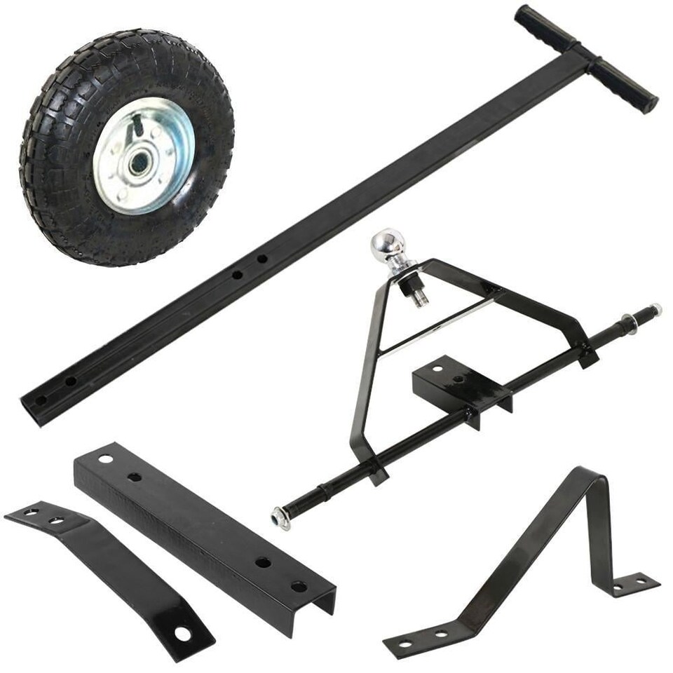 image 1 of Metal Caravan Trailer Dolly - Black - 275KG Load Capacity