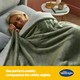 image 3 of Silentnight Snugsie Giant Blanket, Sherpa Fleece Lined, Green, 240 x 180 cm