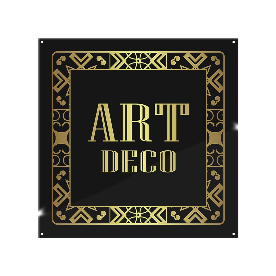 image 1 of Art Deco Splash Back | White