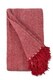 image 1 of Hartley Collection Recycled Cotton Throw in Red (50" x 60") | Red | Red