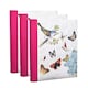 image 1 of ARPAN Large Self-Adhesive Photo Album 36 Sheets 72 Sides Spiral Scrapbook Memory Album Butterfly Design
