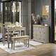 image 3 of Dinea Grey Ladder Back Chair (Pair) Grey