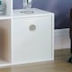 image 7 of Vida Designs Durham 6 Cube Storage Unit, White & Set of 3 White Cube Storage Baskets