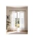 image 1 of Sheer Eyelet Voile Curtains in White | White