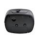 image 3 of Hometime Alarm Clock Oval with Luminous Hands - Black Case Black