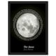 image 1 of Emily Dickinson Moon Poem Quote Home Decor Black Framed Wall Art Print A4