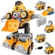 image 1 of Pack of 5 DIY Digger Trucks – Transform into 1 Big Robot!