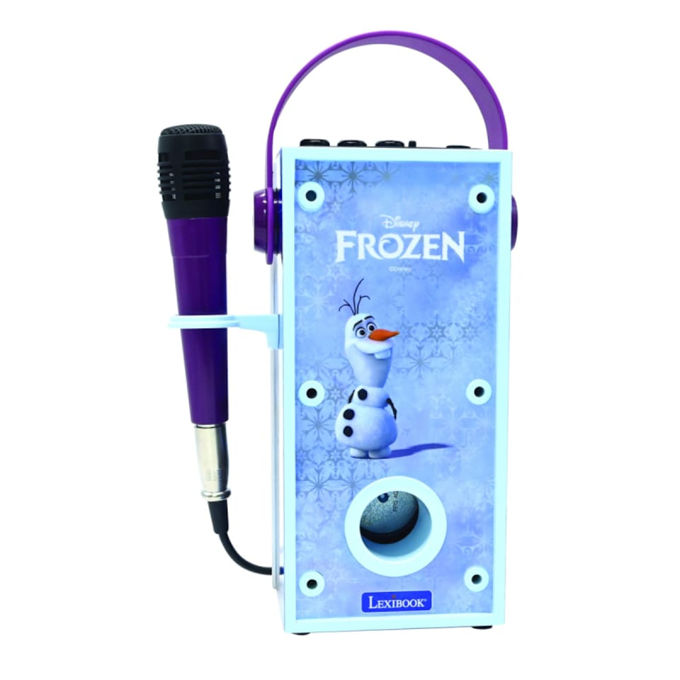image 1 of Lexibook BTP185FZZ Disney Frozen Luminous Bluetooth Speakers with Lights & Mic