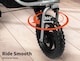 image 7 of Skylos Pet Stroller Pram Dog Carrier Trailer Strollers 3 Wheels Foldable