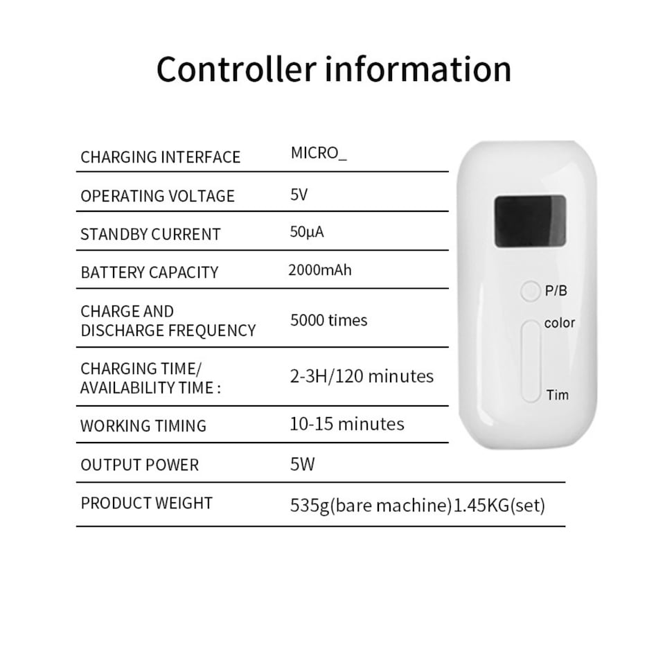 image 1 of Erth Skin London Skin Renewing 7 Color Led Therapy Gloves