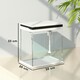 image 7 of PawHut 14L Small Fish Tank with Filter System, LED Lights, Water Pump, White