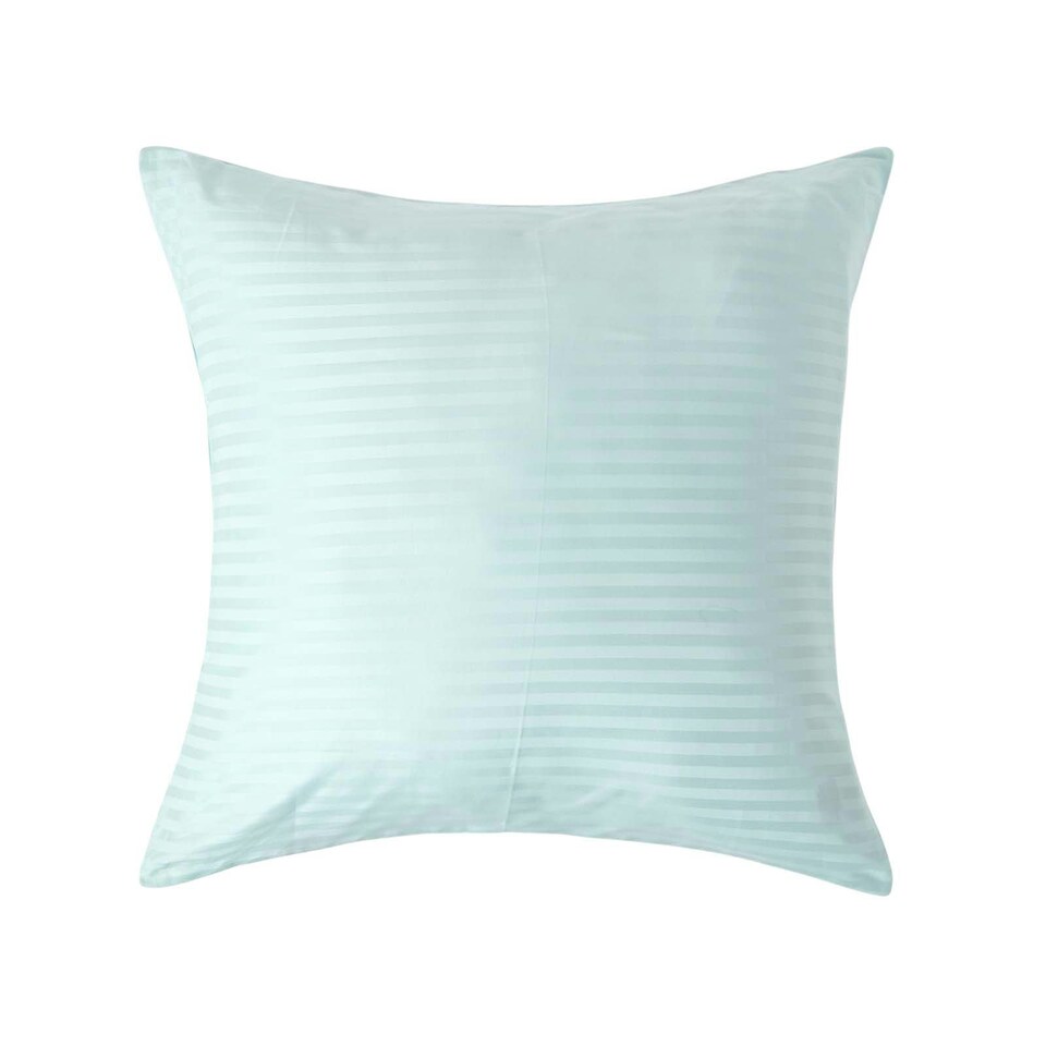 image 1 of Homescapes Blue European Size Egyptian Cotton Pillowcase 330 TC - 60 x 60 cm Blue