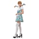 image 2 of Beer Maiden Blue Fancy Dress Costume Ladies Small - UK 8-10