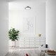 image 5 of Modern and Sleek Semi Flush LED Powered Ceiling Light Fitting in Matt Black