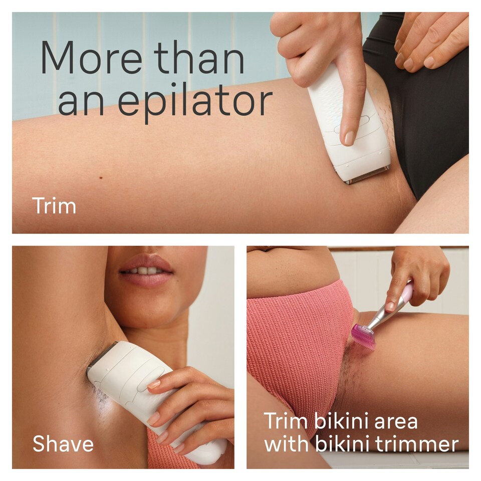image 1 of Braun Silk-épil 5, Epilator For Easy Hair Removal, Lasting Smooth Skin, 5-230, White/Flamingo