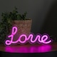 image 3 of 30cm Light up Neon Effect Love Sign in Pink with 111 LEDs