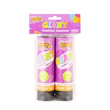 Time To Party Giant Confetti Cannons 2 Pack