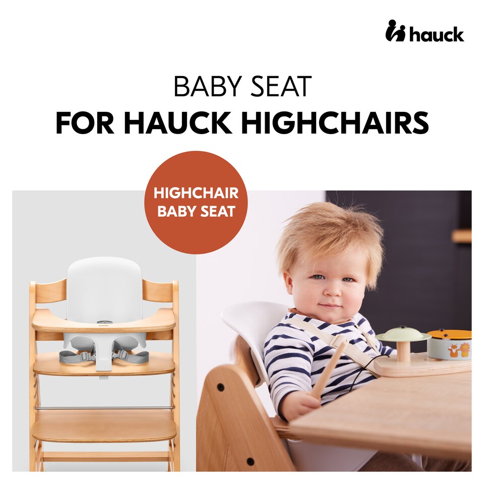 image 1 of hauck Highchair Baby Seat - White