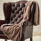image 3 of Extra Soft Warm Large Luxury Thermal Fleece Throw Blanket - 180 x 200 cm Blue