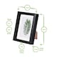 image 4 of Nicola Spring 5 x 7" Photo Frames - Black/White Mount - 3D Picture Frame Box Portrait Display Case (20 x 15.5cm) Set of 2