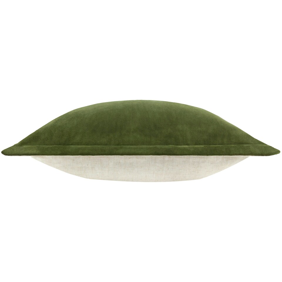 image 1 of Yard Merton Velvet Olive Oil Filled Cushion 55 x 55 cm Multi