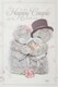 image 1 of 3D Holographic Happy Couple Wedding Card