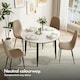 image 2 of VonHaus Cavell Cord Textured Set of 2 Dining Chairs