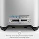 image 3 of Sage The Smart Toast 2-Slice Toaster, 2 Extra-Wide Slots - A Bit More, Lift & Look, Defrost & Bagel Settings - Brushed Aluminium Silver