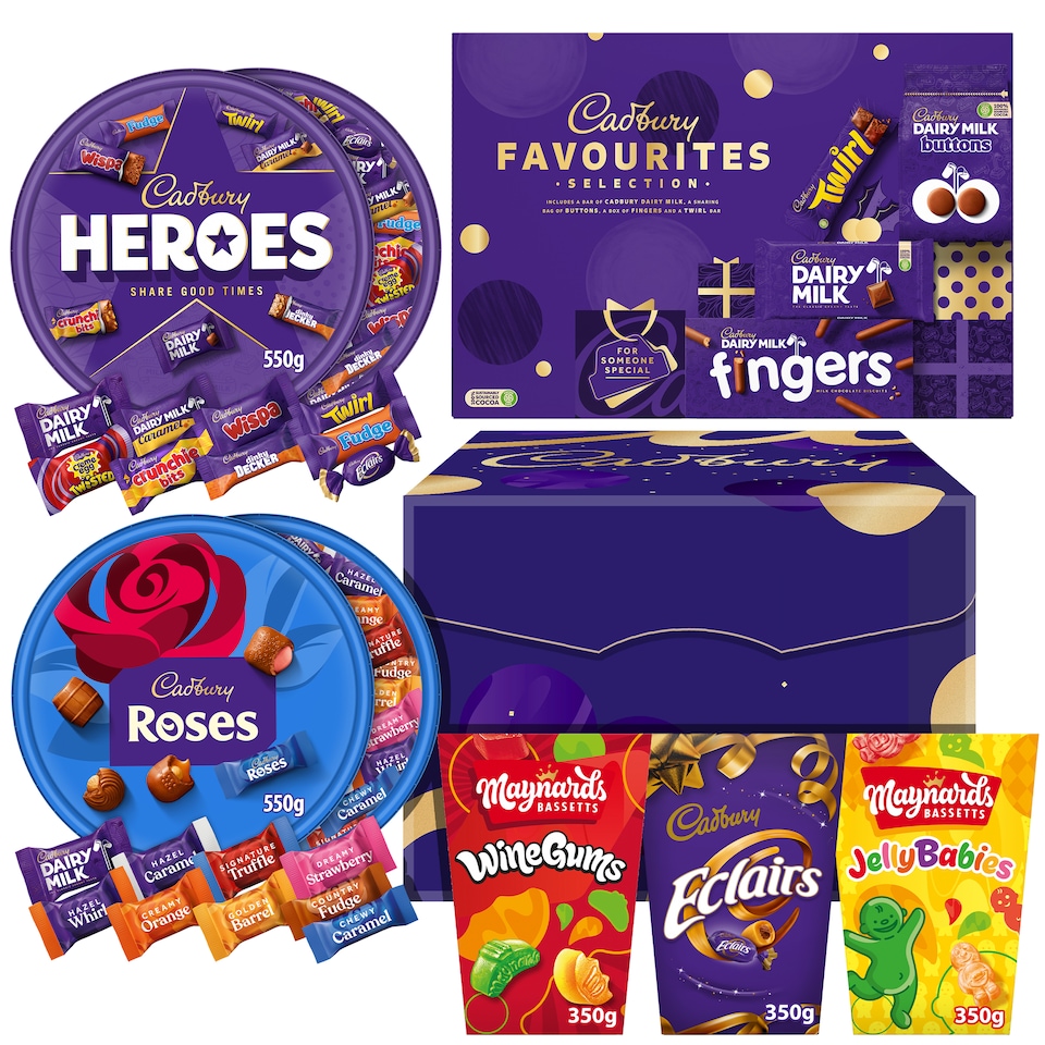 image 1 of Cadbury Christmas Chocolate Hamper- Large