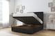 image 2 of Sloomy Langston Black Naples Ottoman Bed With Mattress With 54" Floor Standing Headboard 3' Single