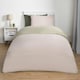image 5 of OHS Coverless Reversible 10.5 Tog Duvet And Pillowcase Bedding Set, Single - Sage/Natural
