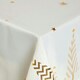 image 3 of Homescapes Gold Tree Christmas Table Cloth - 132 x 178 cm Gold