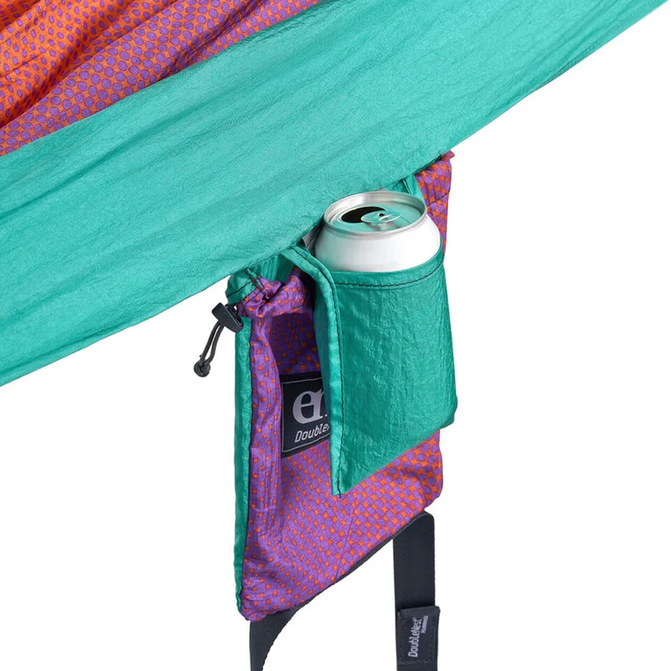 image 1 of DoubleNest Printed Hammock - Lightweight Durable Portable Camping Hammock | Grey | Grey