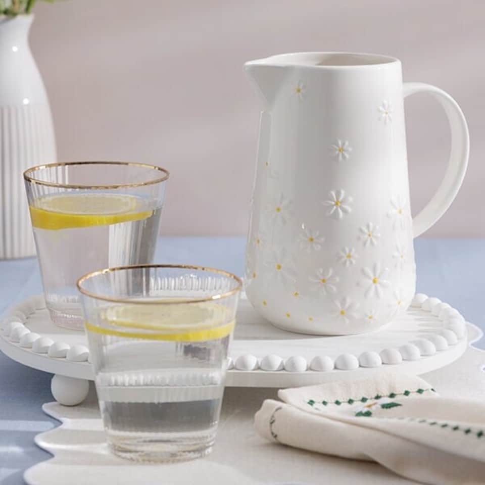 image 1 of Price & Kensington Daisy Jug 1.2 Litre | White