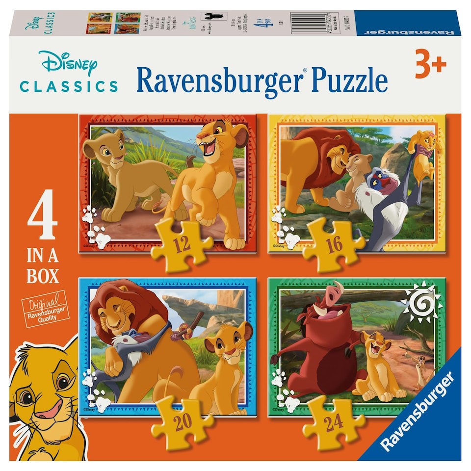 The Lion King 4 in a Box - Ravensburger