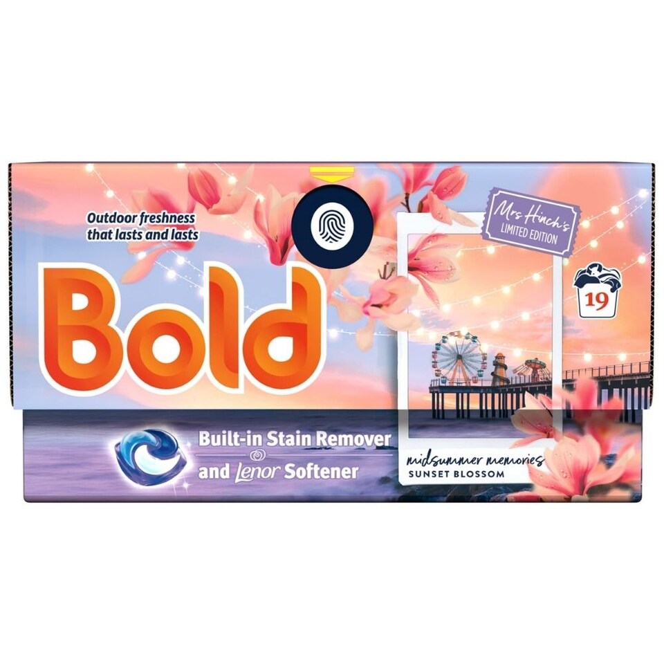 image 1 of Bold Laundry Pods Mrs Hinch's Midsummer Memories 19 Wash