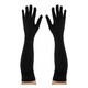 image 1 of Pack of 1 Long Black Spandex Gloves Black | One Size