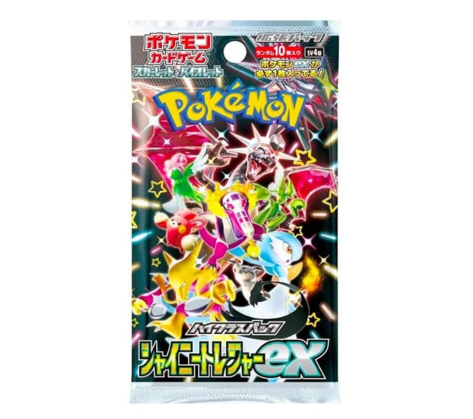 image 1 of Pokemon Shiny Treasure EX Booster Pack  - 10 Packs